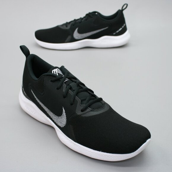 Nike Men's 13 Flex Experience Run Black White Running Shoes Sneakers CI9960-002 - Picture 1 of 12